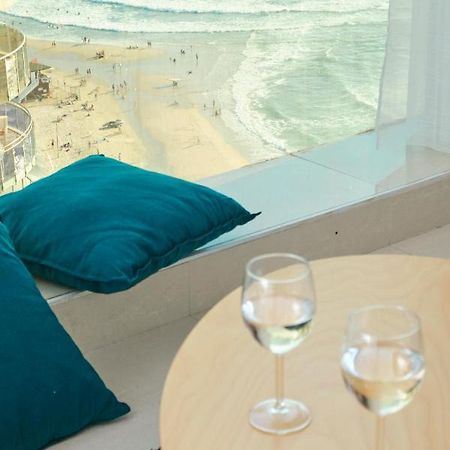 Ferienwohnung Sunny Sea View Studio Herzelia Exterior foto