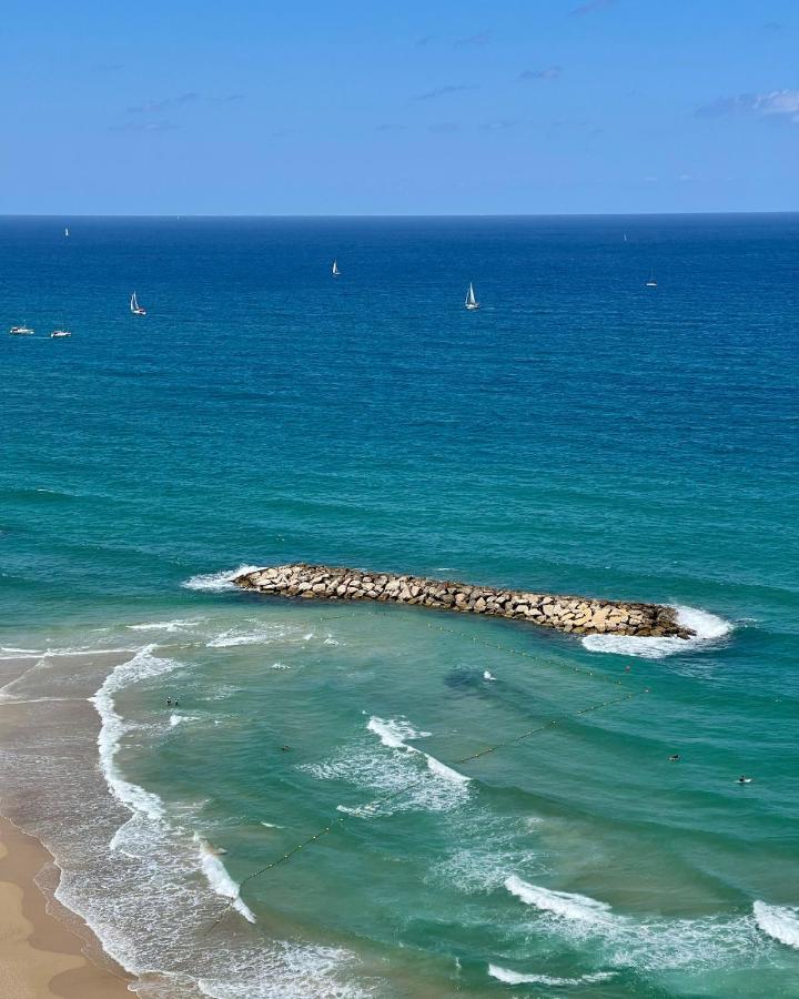 Ferienwohnung Sunny Sea View Studio Herzelia Exterior foto